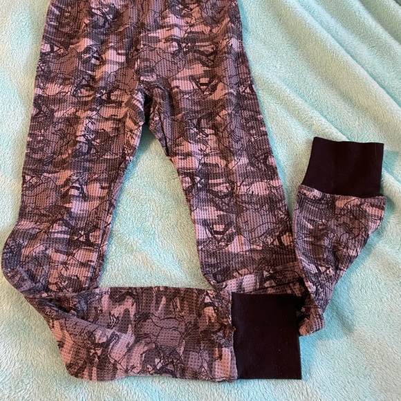 Kids thermal underwear longjohns black gray camo - Picture 4 of 4